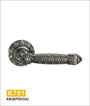 Ручки раздельные MSM K791 AB (бронза) на круглом основании