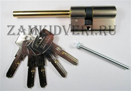 Механизм цилиндровый Mauer Elite 52 мм (31*21Ш) кл/шток (никель)