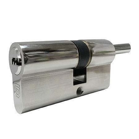 Механизм цилиндровый Гардиан GB 107 mm (51/56В) кл/верт (никель)