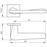 Ручки раздельные Armadillo Torso USS BL-26 (черный)