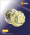 Накладка под цилиндр MSM K1 PB/SB (полированная латунь/матовая латунь)